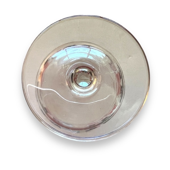 Vintage Clear Glass‎ Christmas Santa Wine Glasses 6" Tall Set of 4 - Picture 3 of 6